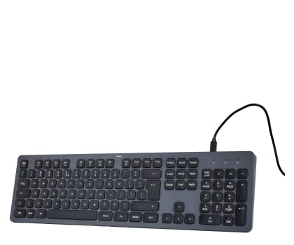 Klawiatura  przewodowa Hama Klawiatura przewodowa CK-400 czarno-szara
